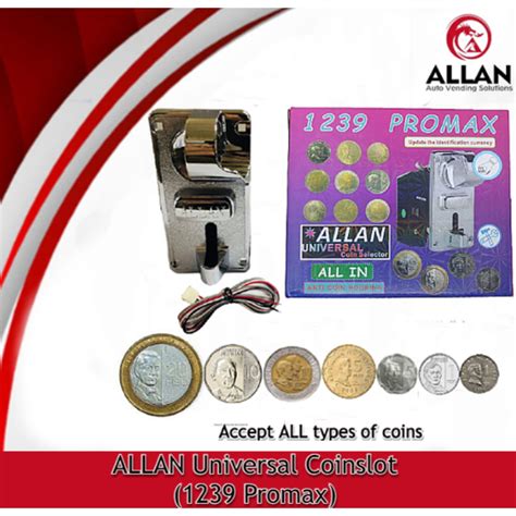 Allan Universal Coinslot /Coin Slot New (1239&1239A) Anti Coin .